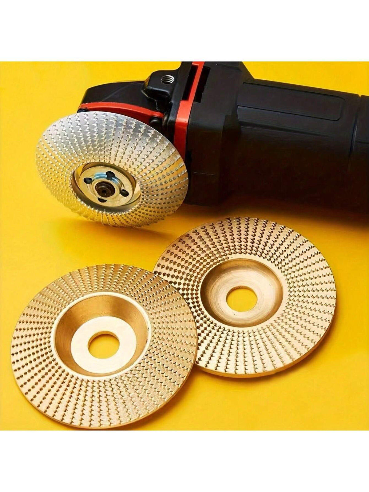 1/3 Wood Carving Grinding Wheel Set- Wooden Grinding Disc Corner Grinding Disc Polishing Disc Wooden Grinding Disc Piercing Disc, Used For Efficient 3 Steel Corner Grinding Disc, Sand Particle, 16mm