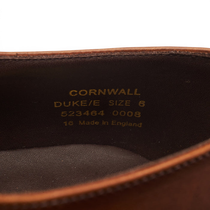 1880 'Cornwall' Brown Leather Derby UK 6 E