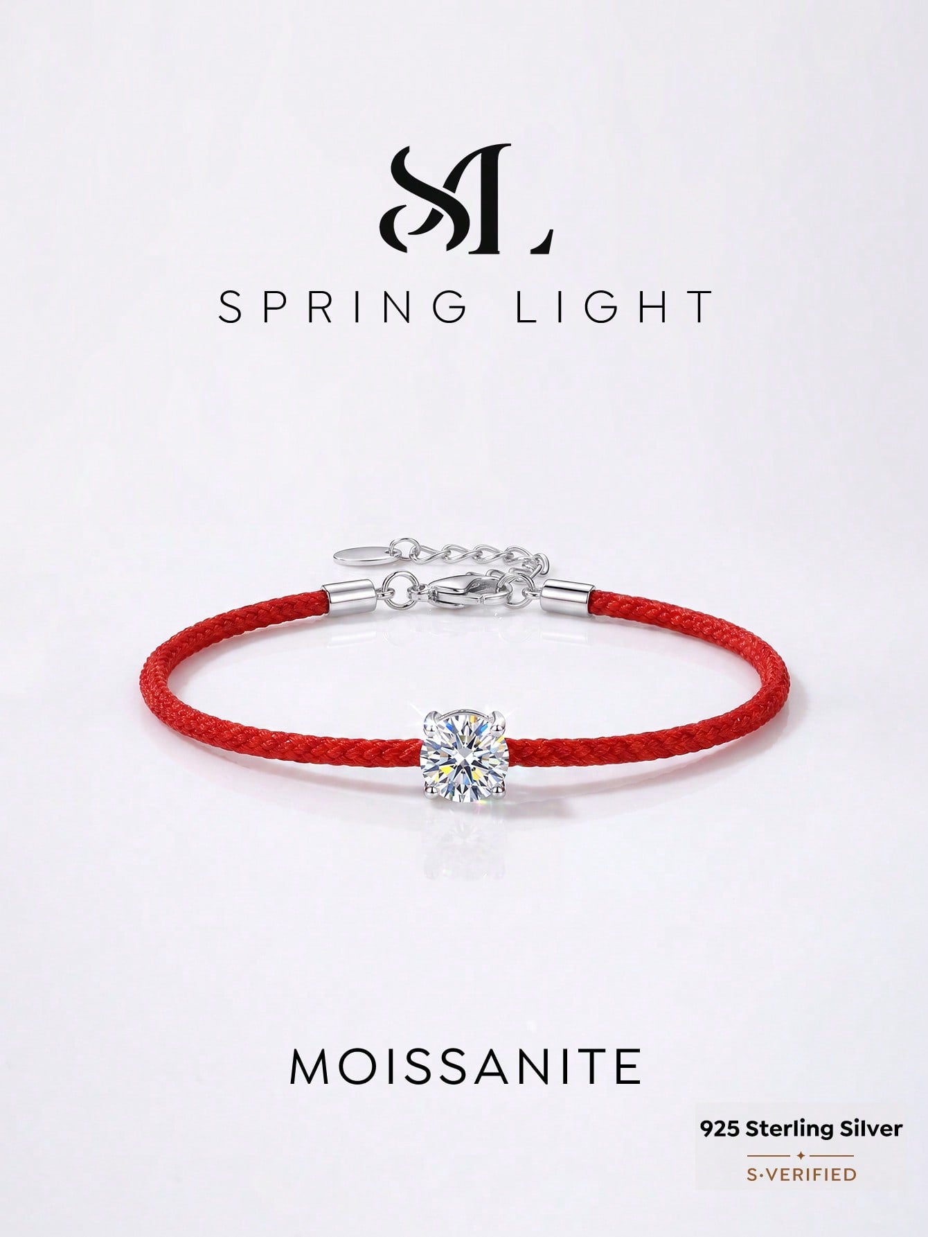 1pc 0.5 Carat Four-Claw Moissanite Bracelet, Crafted In Pure Silver (S925), Exuding Elegant Luxury. A Perfect Choice For Engagement, Wedding, Best Friend's Birthday, Anniversary, And Bridal Jewelry.