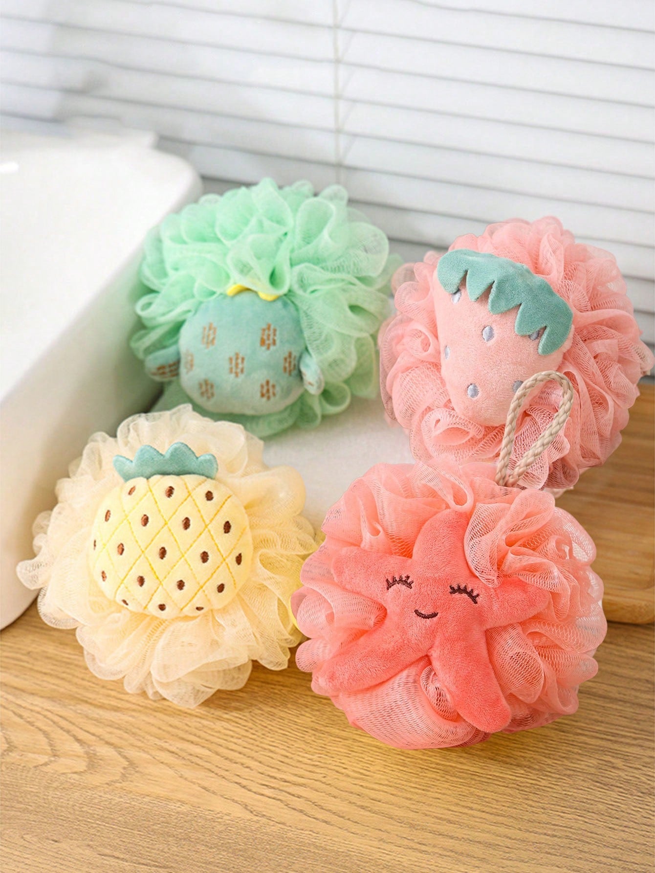 1pc Baby Bath Accessories- Exfoliating Washcloth, 2-In-1 Soft Scrub Sponge, Non-Slip Baby Bath Glove, Thick Hanging Design, Soft & Non-Shedding Bath Sponge, 2-In-1 Double-Sided Baby Bath Towel