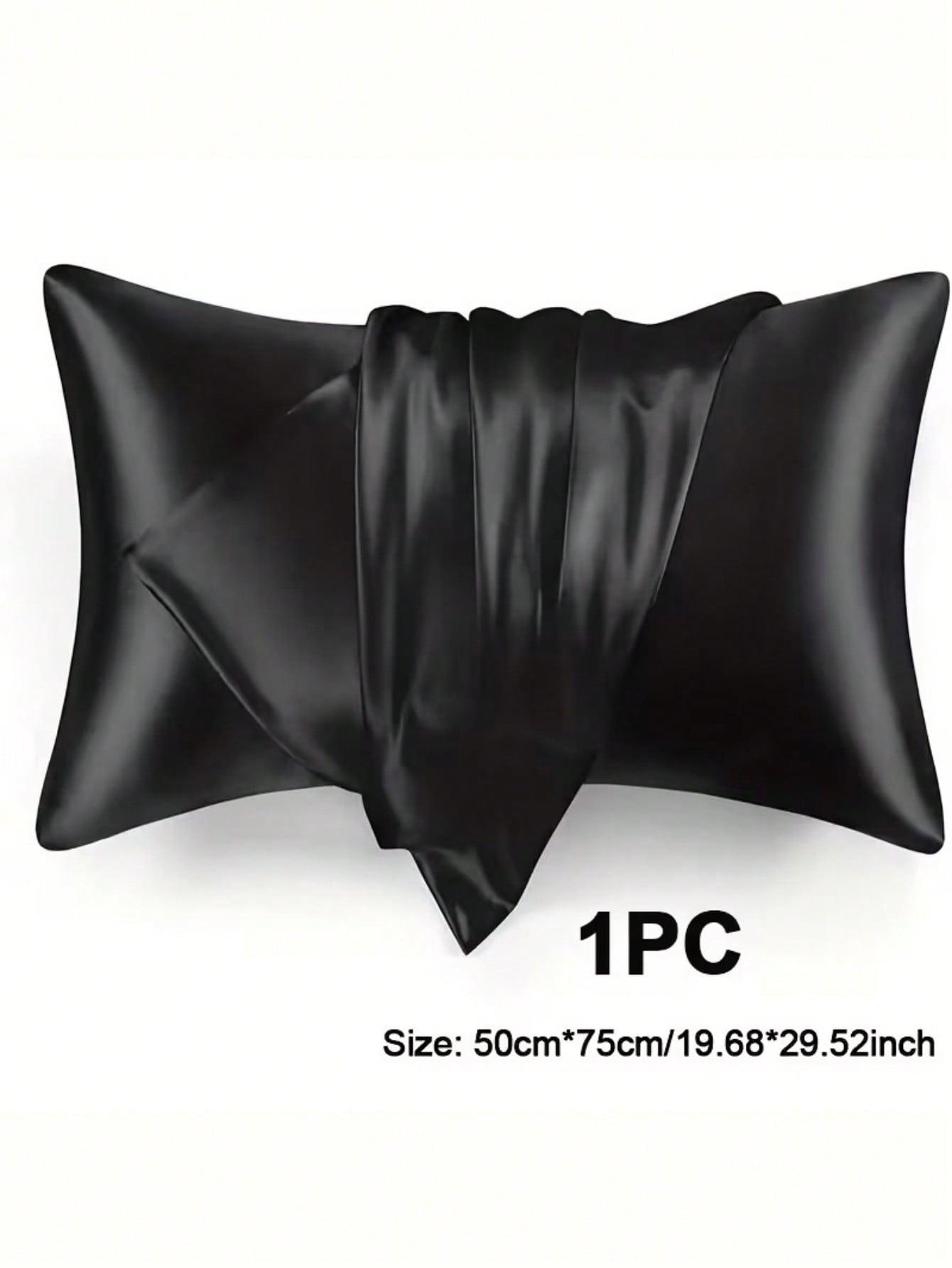 2pcs Silk Pillowcase, Satin Finish Hair Care Pillowcase, Comfortable Pillowcase Suitable For Home Decor