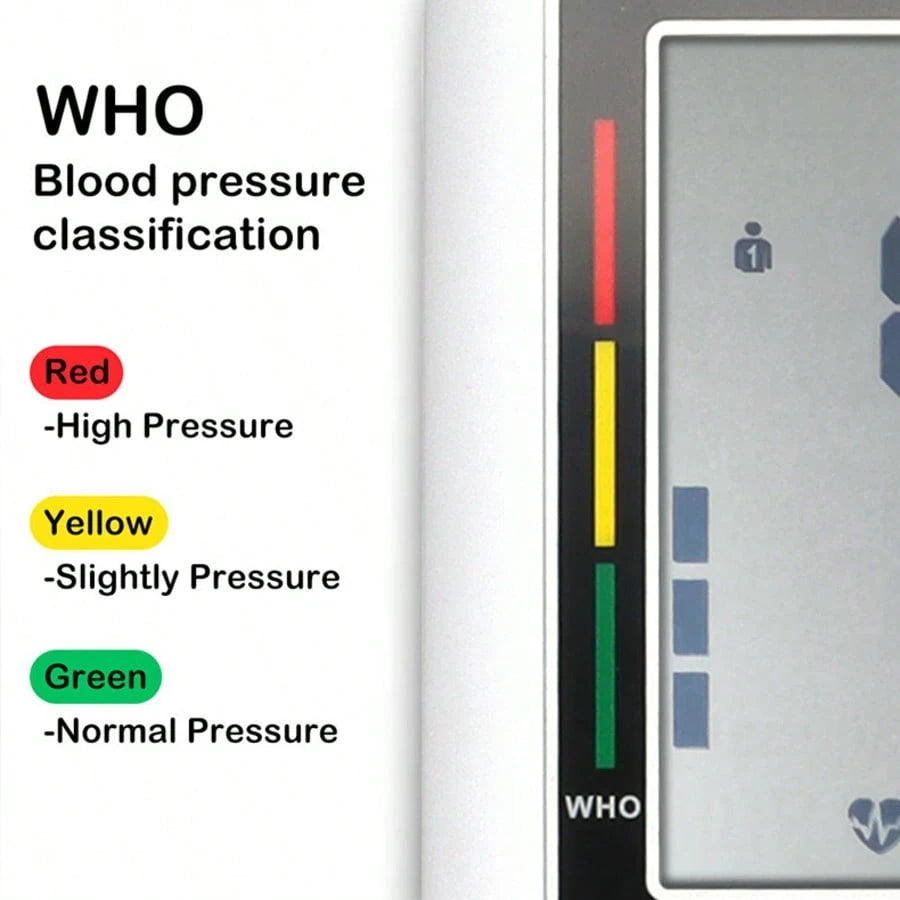 Arm Blood Pressure Monitor,Blood Pressure Machine, BP Monitor Automatic Upper Arm Digital With Blood Pressure Cuff For Home Use