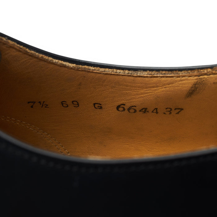 'Arnold' Black Leather Oxford UK 7.5 G