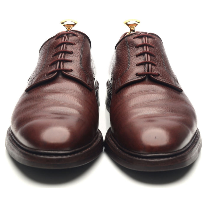'Ashdown' Dark Brown Leather Derby UK 9 E