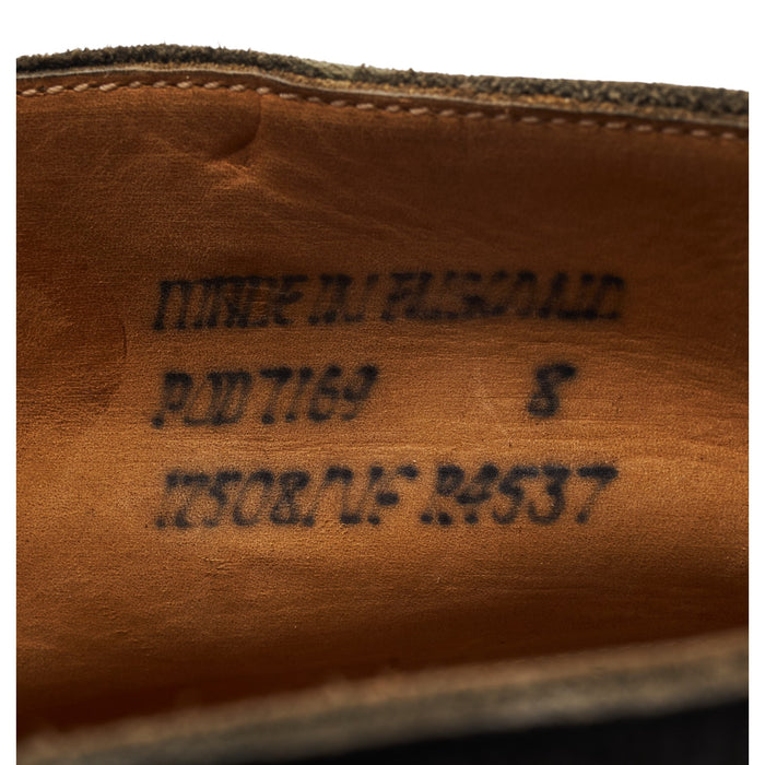 Dark Brown Leather Chukka Boots UK 8 F