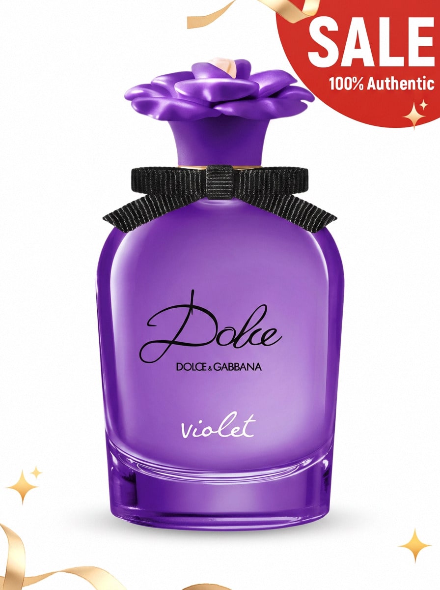 Dolce & Gabbana Dolce Violet Eau De Toilette Spray For Women EDT 2.5oz/75ml- Girlfriend Wife Mother Friend Boyfriend Husband Father Brother Bedroom Decor Birthday Graduation Party Travel Camping Outd
