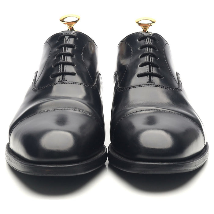 'Epsom' Black Leather Oxford UK 6.5 F