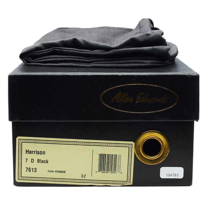'Harrison' Black Leather Oxford UK 6 US 7 D