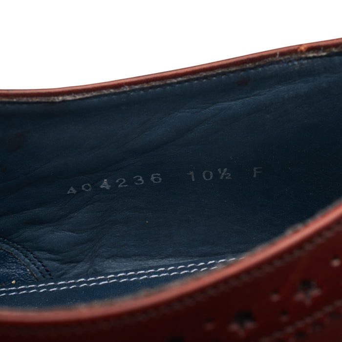 'Jensen' Burgundy Leather Brogues UK 10.5 F