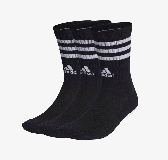 Medias adidas Negra Corta Pack x3