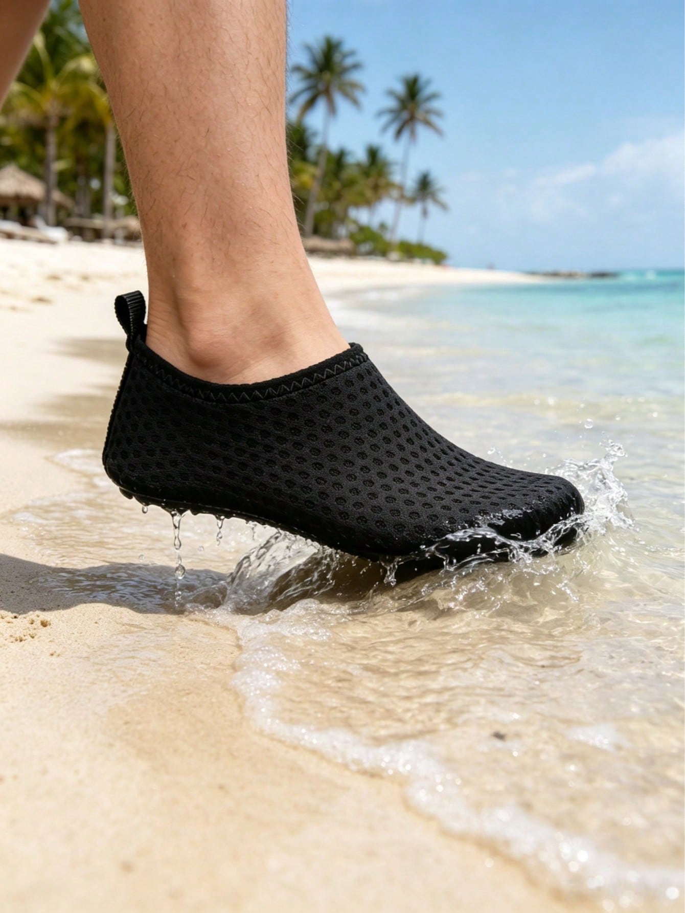 Men's Summer Slip-On Water Shoes In All Sizes, Suitable For Various Occasions Such As Beaches, Seaside, And Streams.Water Shoes Shoes For Men