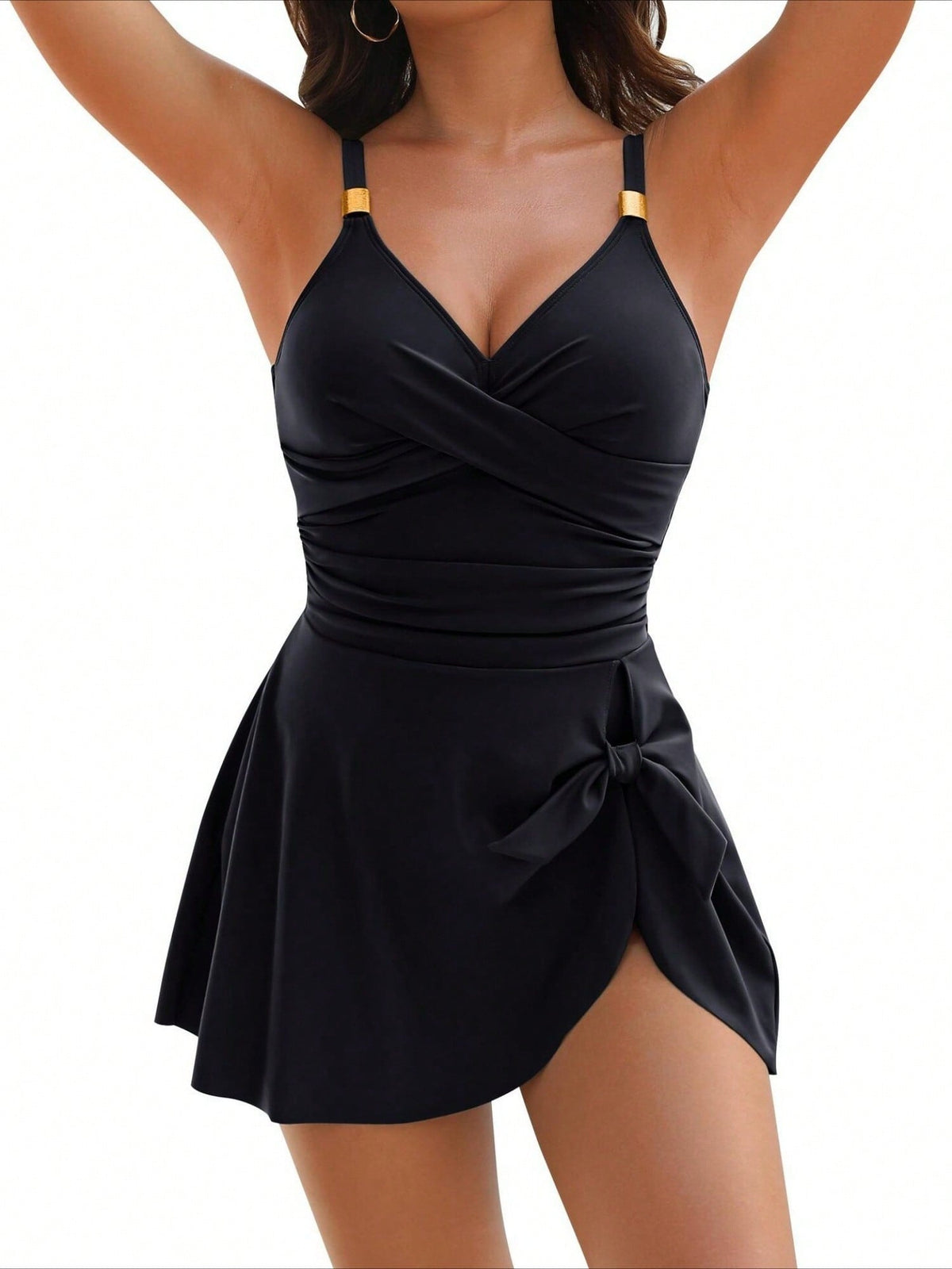 New Arrival Women Crisscross Back One Piece Swimsuit, Tummy Control Slim Fit, Sexy Multi Color Bodycon Beach Bathing Suit