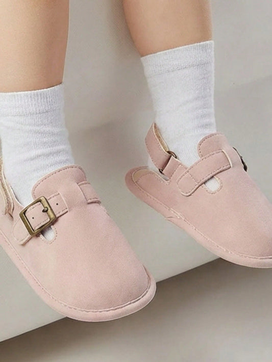 0-18 Months Baby Toddler Walking Slippers Sandals Shoes- Soft Sole Non-Slip First Walkers With Adjustable Buckle Strap Breathable Summer Crib Shoes