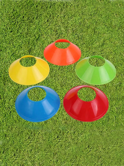 1/10/15/20/30pcs Round Marker Discs Soft Football Training Obstacle Marker Cones