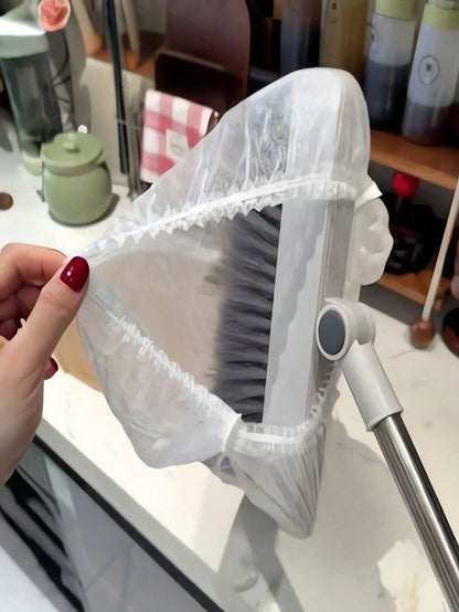 1/10/50/100pcs Disposable Broom Dust Cover, Made Of Non-Woven Fabric For Home Broom Cleaning Wipe Cloth, Can Remove Lint, Wear-Resistant, Suitable For Slouchy Floor Cleaning, Static Adsorption Disposa