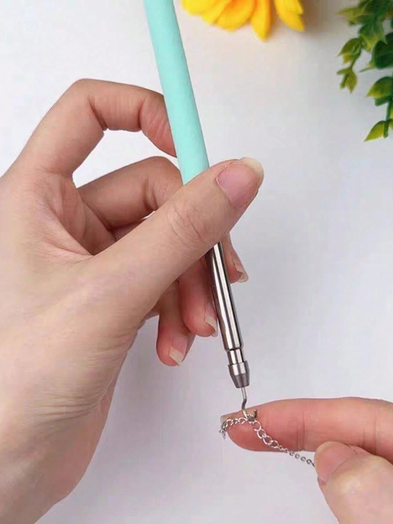 1/2/10pcs Bracelet Clasp Assistant Tool, Stainless Steel Bracelet Clasp Helper, Jewelry Bracelet Clasp Fastening Tool, Portable Adjustable Bracelet Clasp, Suitable For Necklace And Bracelet Clasp Chai