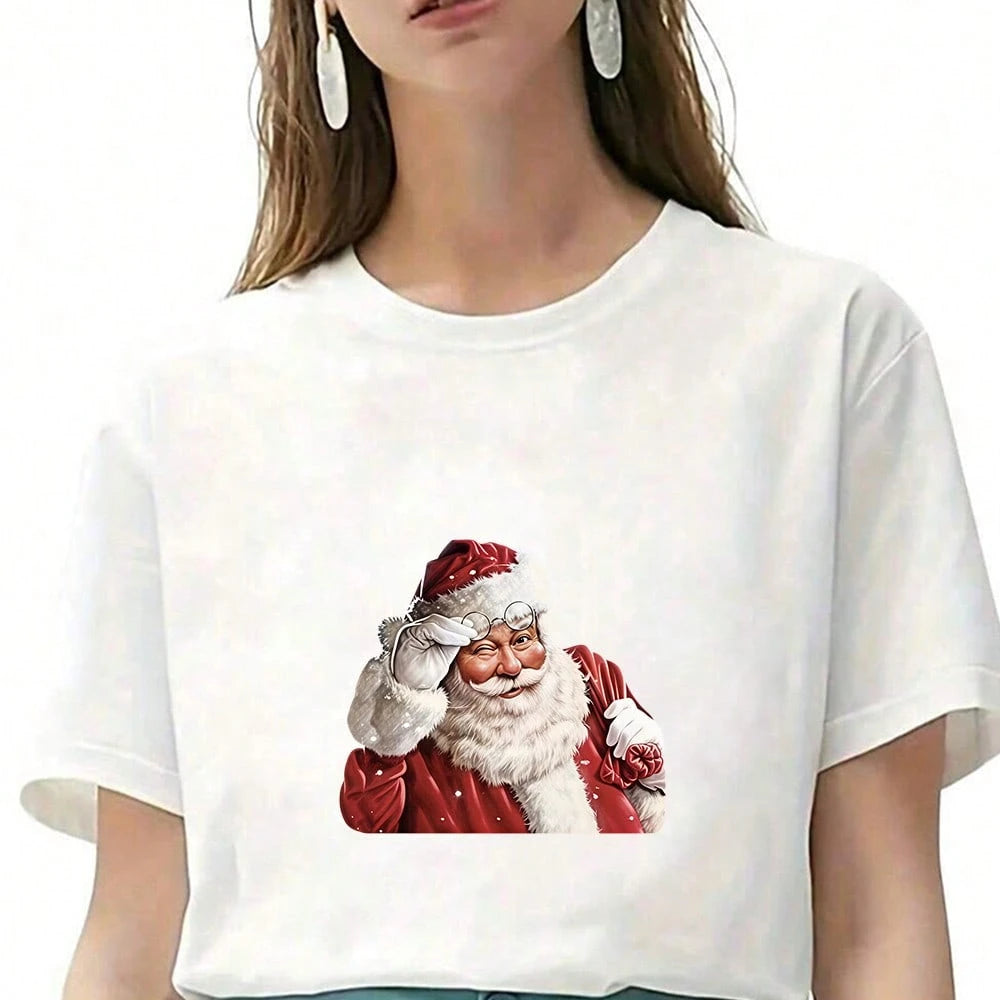 1/2/3PCS Durable Washable Heat Transfer Iron-On Patch, Wink Christmas Santa Christmas Outfit White Gloves Snowflake Vintage Realistic Pattern Heat Transfer, Vinyl Print, Heat Transfer Sticker, Iron-On