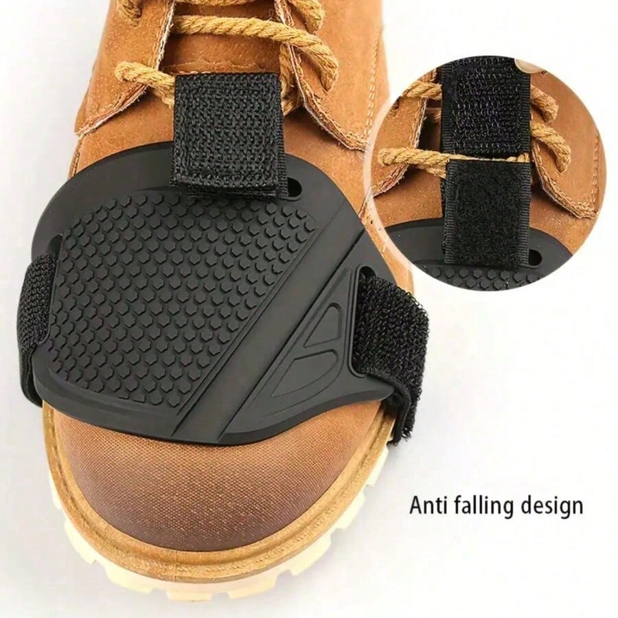 1/2/3pcs Motorcycle Gear Shift Shoe Cover Pad, Honeycomb Anti-Slip Gear Lever Protector, Riding Shoe Cover