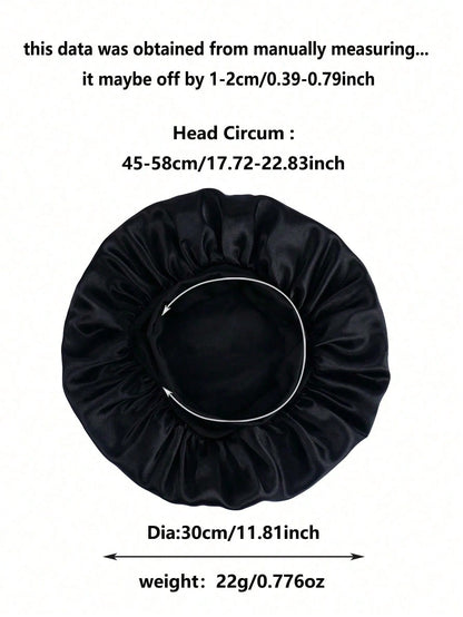 1/2/3pcs Shower Cap, Satin Cap, Hair Net Cap, Suitable For Hair Care, Home Bathroom, Skincare, Face Washing, Sleeping, Home Hair Drying And Hair Cleaning; Bathroom, Bathroom Accessories, Beach Supplie