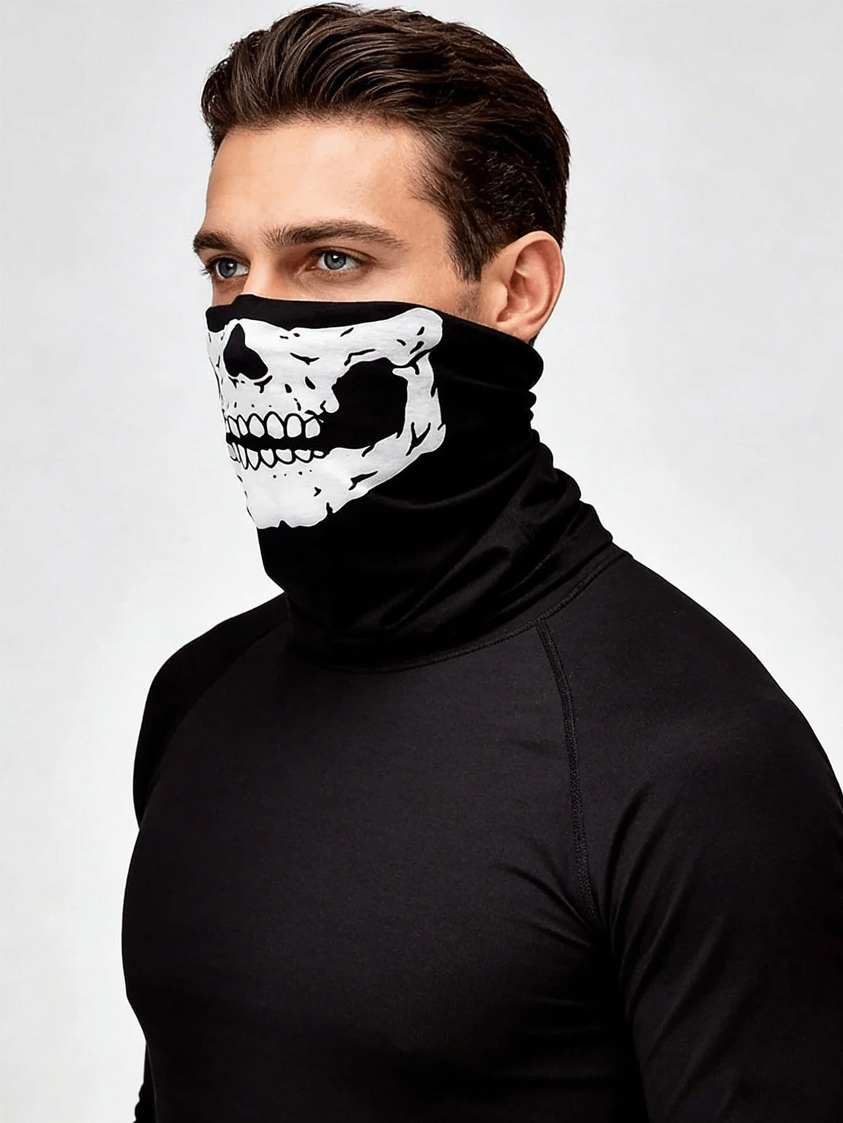 1/2/3pcs Unisex Skull Funny Face Mask Balaclava Hat, Suitable For Daily Cycling, Party, Outdoor Activities