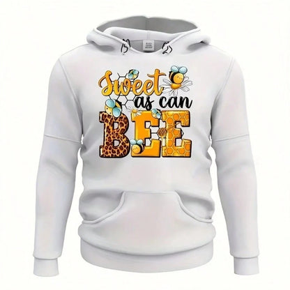 1/2/3PCS Water-Washable Heat Transfer Prints, Lettering Paired With Leopard Print & Honeycomb Texture, Surrounded By Cartoon Little Bees, Daisies & Honey Dippers, Featuring Punny English Slogans, Warm