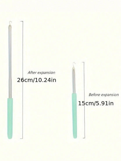 1/2/4 Pcs Stainless Steel Bracelet Assist Tool, Odorless, Batteryless- Minimalist Jewelry Necklace Hook Holder, Fashion Metal Accessory, Minimalist Beauty Personal Care Styling Tool (Long/Short Adjus