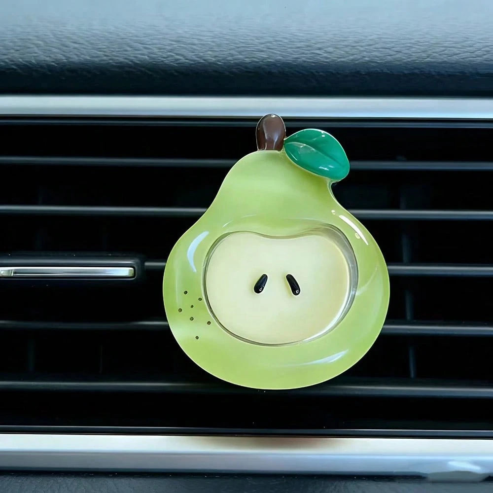 1/2/4pcs Creative Fruit Car Air Vent Clip Fragrance, Cute Car Interior Decor, Car Air Freshener