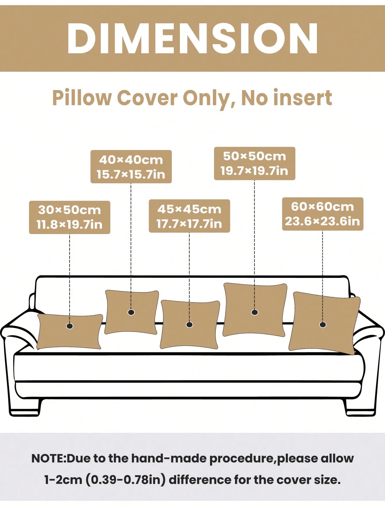 1/2/4pcs Pillowcases/Cushion Covers, Soft Decorative Bedding Cushion Covers, Single-Sided Printed Design, Pillowcase Only Without Insert, Zipper Closure, Suitable For Sofa, Bedroom, Living Room Home D