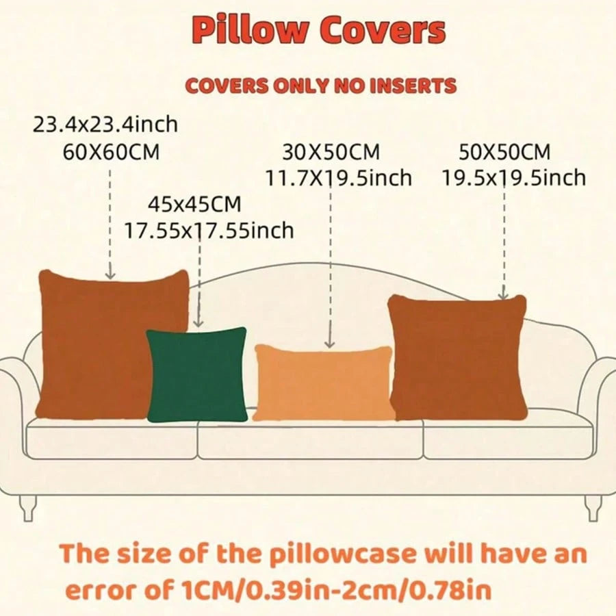 1/2 Pcs Farmhouse Leopard Print Pillowcase, Minimalist Style, Suitable For Bedroom, Living Room, Home Decor, Car Cushion Cover (Pillow Insert Not Included)