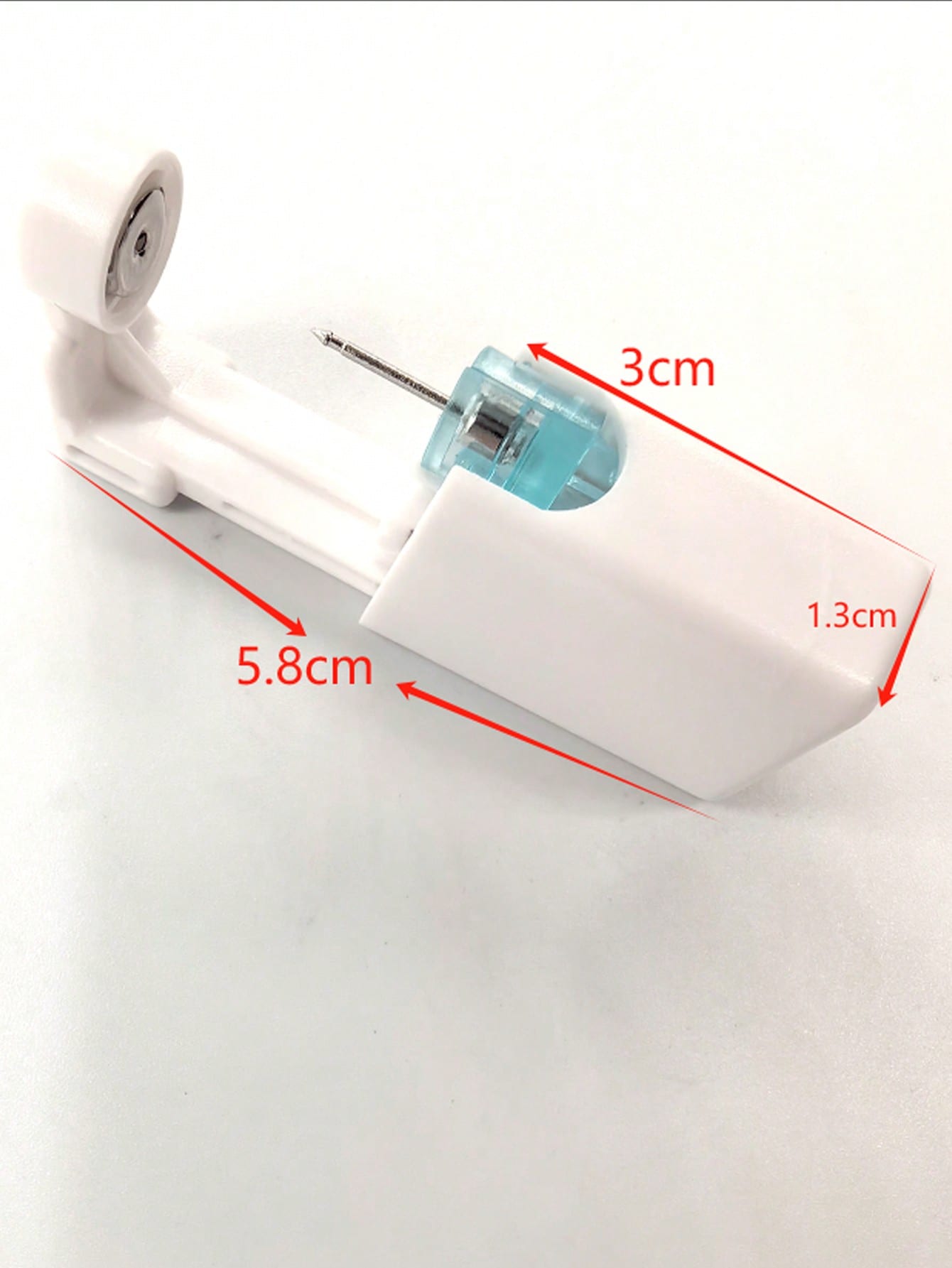 1-24pcs Disposable Sterile Ear Piercing Kit, Cartilage Tragus Helix Piercing Gun No Pain Piercer Tool Machine Set Stud Jewelr