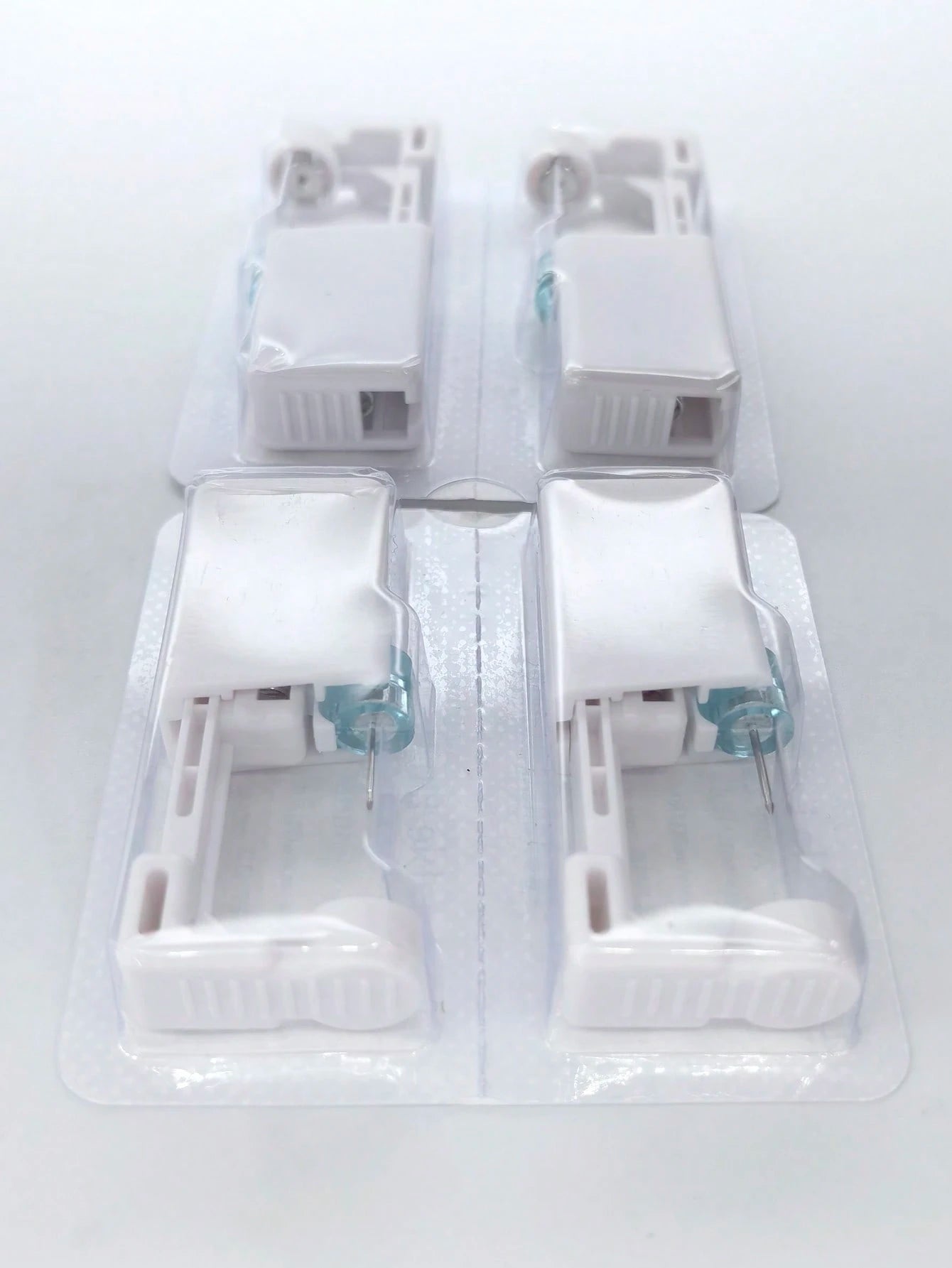 1-24pcs Disposable Sterile Ear Piercing Kit, Cartilage Tragus Helix Piercing Gun No Pain Piercer Tool Machine Set Stud Jewelr