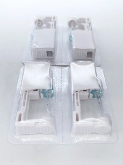 1-24pcs Disposable Sterile Ear Piercing Kit, Cartilage Tragus Helix Piercing Gun No Pain Piercer Tool Machine Set Stud Jewelr