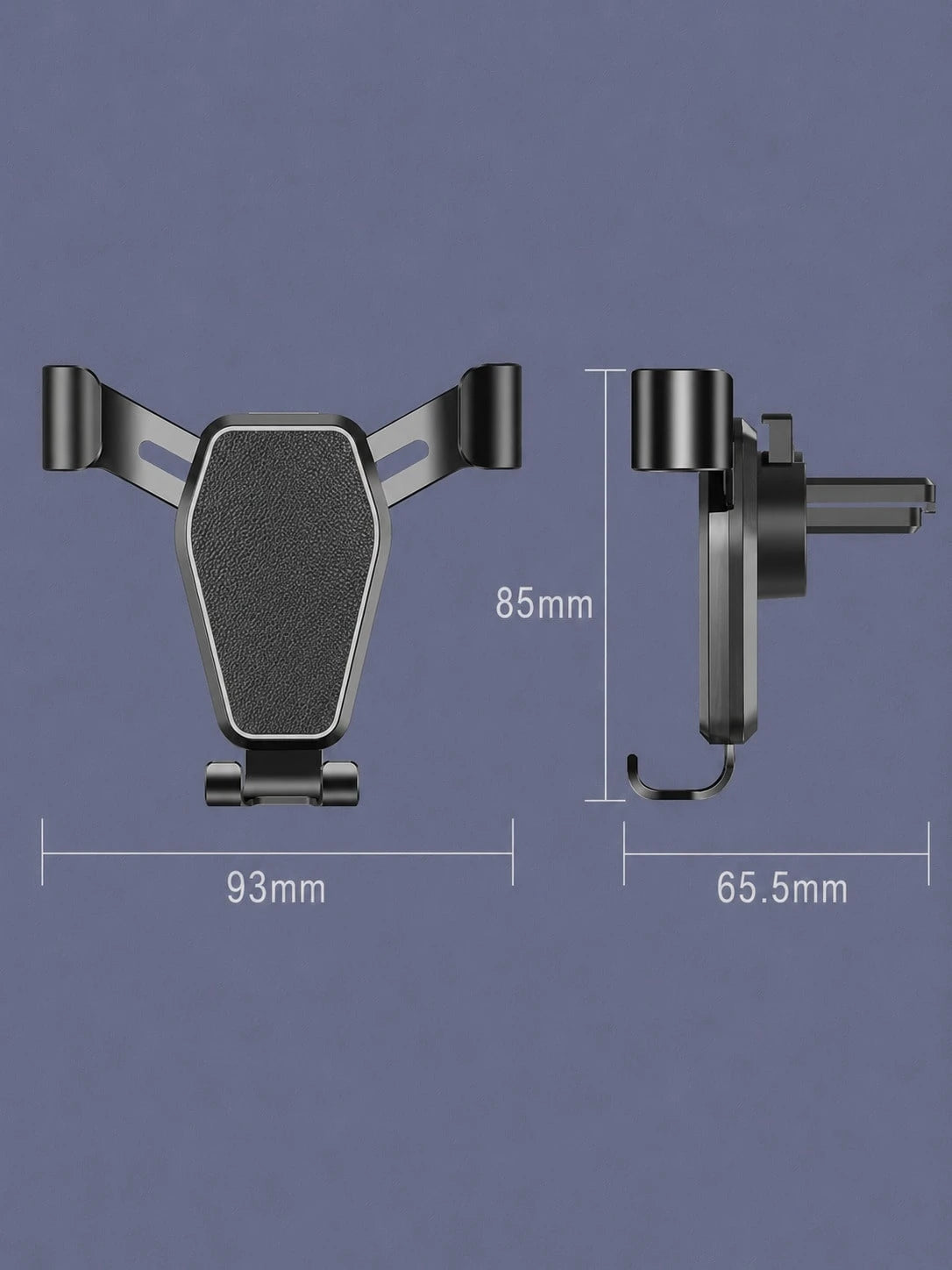 1/2pcs Car Navigation Phone Holder, Anti Shake Gravity Phone Holder For Car Air Vents, Car Interior Decoration, Car Accessories
