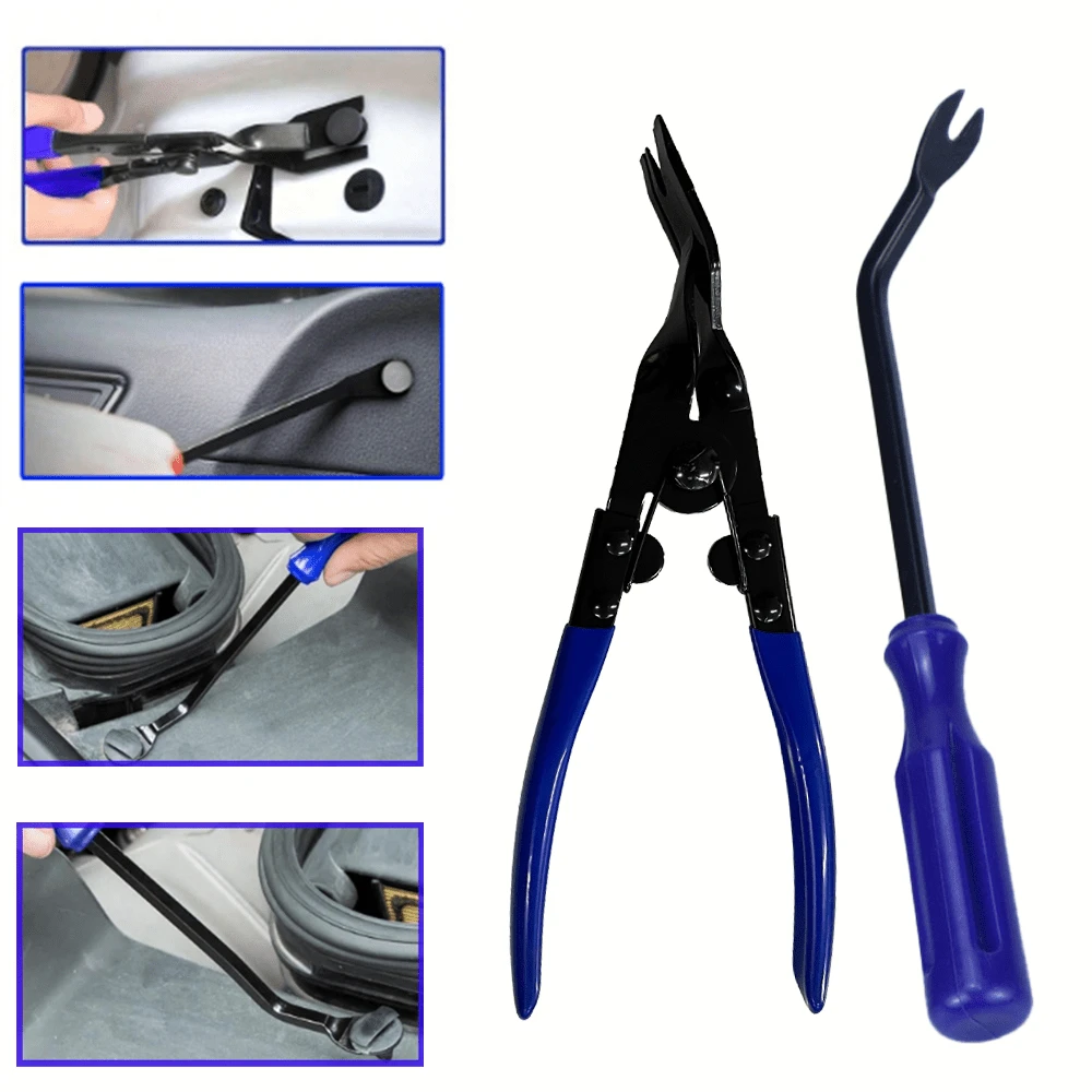 1/2pcs Lamp Pliers, Cold Glue, Headlight Removal Tool, Rubber Buckle Driver, Plastic Rivet Removal Pliers, Car Buckle Pliers, Driver