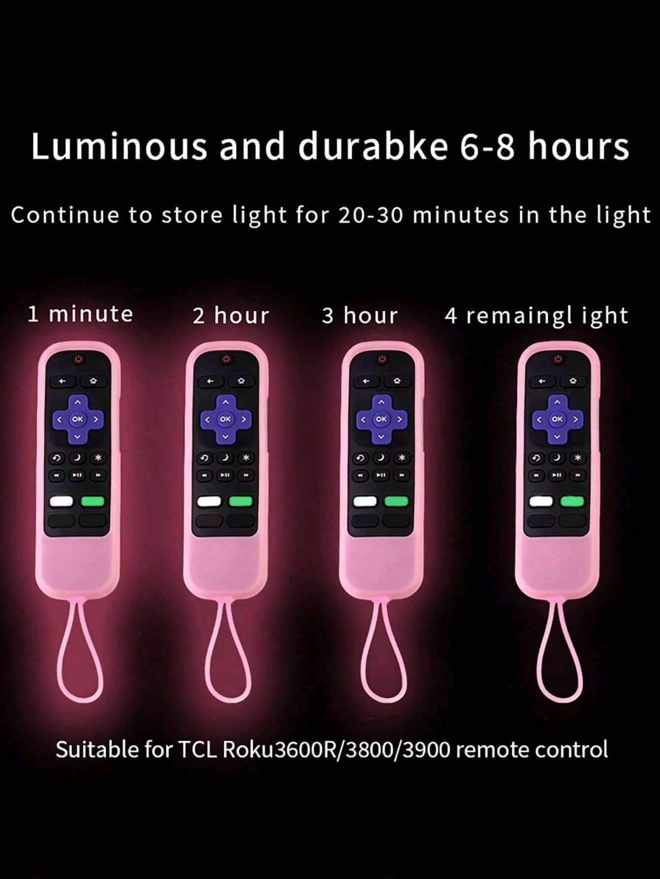 1/2pcs Remote Control Protective Cover, Multi-Color Luminous,Silicone Anti-Fall Shell, Suitable For TV Sets Children's Party Decorations