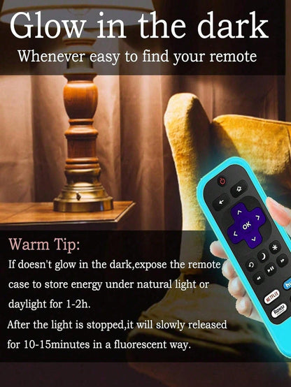 1/2pcs Remote Control Protective Cover, Multi-Color Luminous,Silicone Anti-Fall Shell, Suitable For TV Sets Children's Party Decorations