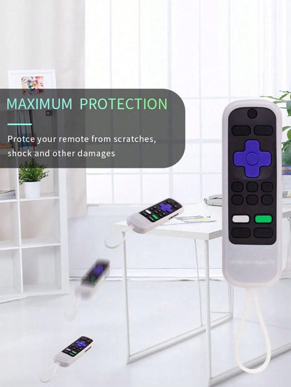 1/2pcs Remote Control Protective Cover, Multi-Color Luminous,Silicone Anti-Fall Shell, Suitable For TV Sets Children's Party Decorations