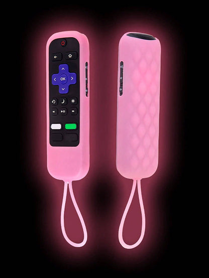 1/2pcs Remote Control Protective Cover, Multi-Color Luminous,Silicone Anti-Fall Shell, Suitable For TV Sets Children's Party Decorations