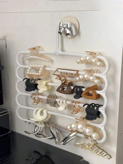 1/3 Hair Clip Hair Accessory Storage Rack, Wall-Mounted Large Capacity Multi-Layer Dorm Hair Clip And Hairband Storage Rack, Perfect For Gender Reveal Party, Birthday, Wedding, Party, Perfect Gift For