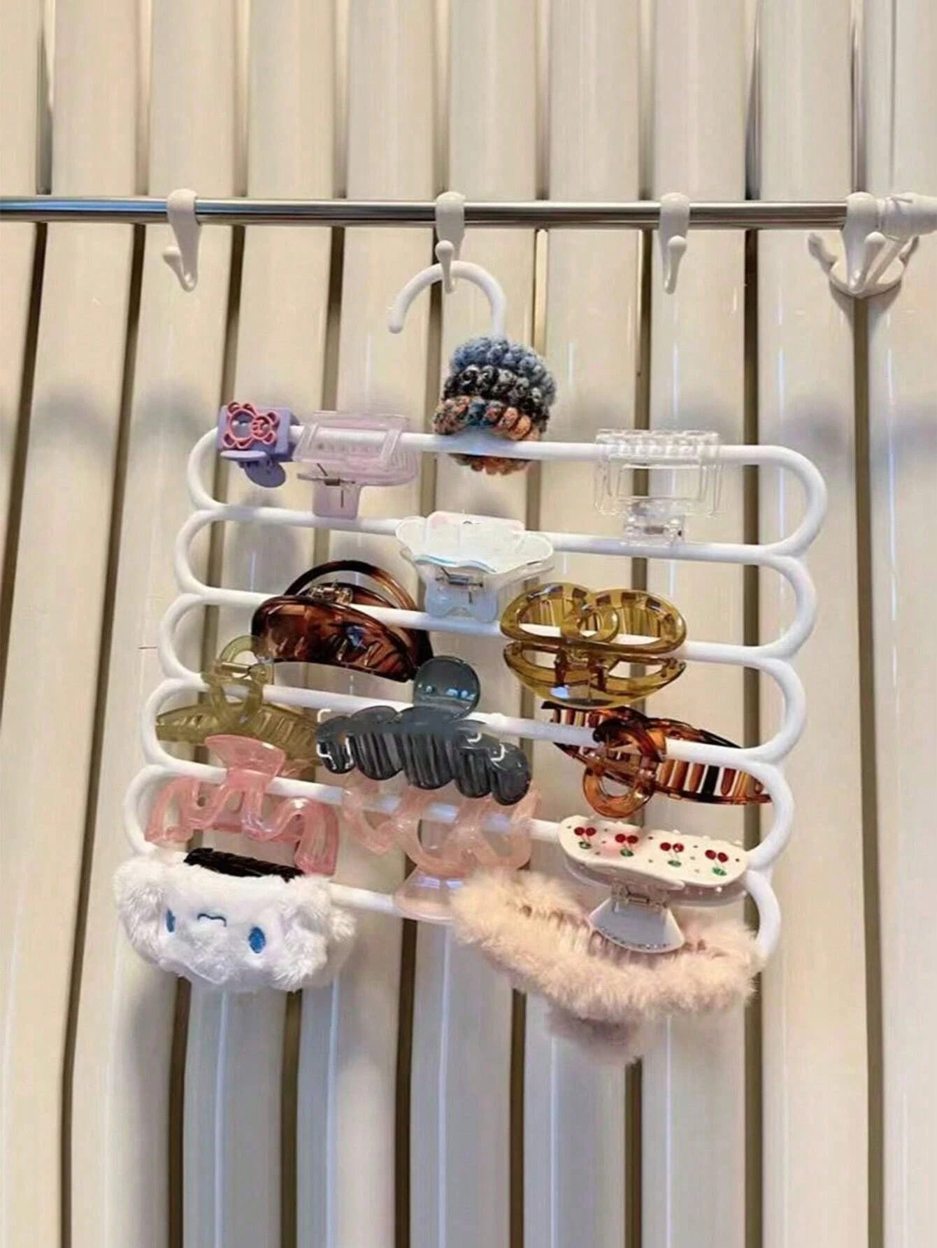 1/3 Hair Clip Hair Accessory Storage Rack, Wall-Mounted Large Capacity Multi-Layer Dorm Hair Clip And Hairband Storage Rack, Perfect For Gender Reveal Party, Birthday, Wedding, Party, Perfect Gift For