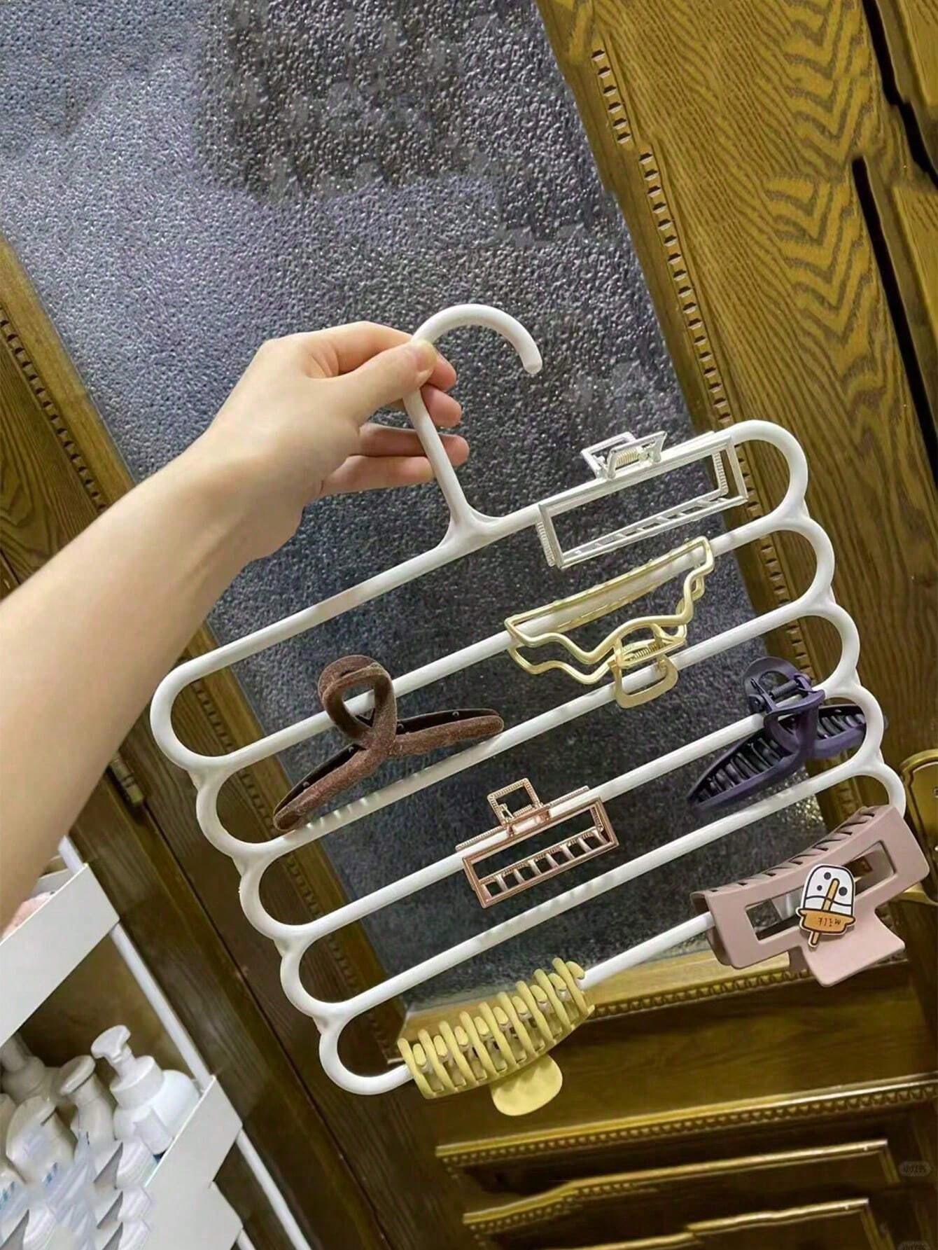 1/3 Hair Clip Hair Accessory Storage Rack, Wall-Mounted Large Capacity Multi-Layer Dorm Hair Clip And Hairband Storage Rack, Perfect For Gender Reveal Party, Birthday, Wedding, Party, Perfect Gift For