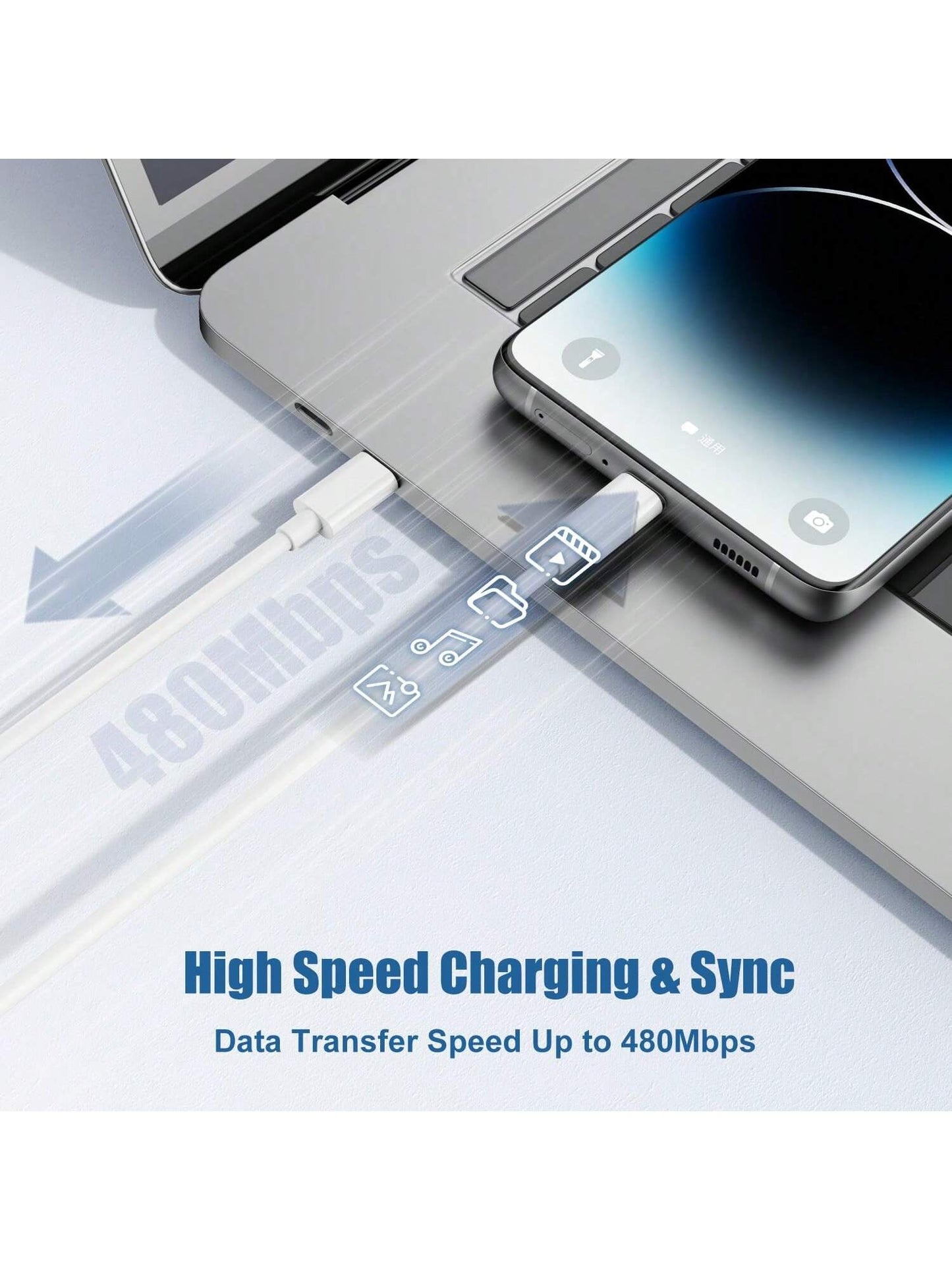 1-3 Pcs PD 30W Fast Charging 3.3FT/100CM High-Efficiency Data Transfer Fast Charging Cable Compatible With IPhone 14 Pro Max/14 Pro/14 Plus/14/13/12/11/XS/XR/8/7/6, IPad Series Fast Charger Cable Comp