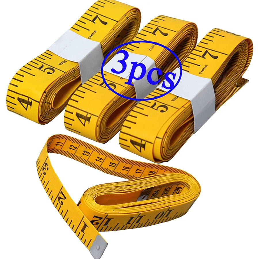 1/3 Pcs Soft Tape Measure, 120 Inches/300 Cm, For Measuring Body Weight, Sewing And Fabric Cutting, Portable, Suitable For School Supplies And Back To School Season