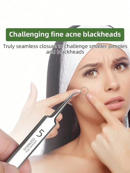 1/4/5/7pcs Acne & Blackhead Removal Needle Set, Stainless Steel Pimple & Blemish Extractor, Deep Cleansing Facial Skincare Tool Kit
