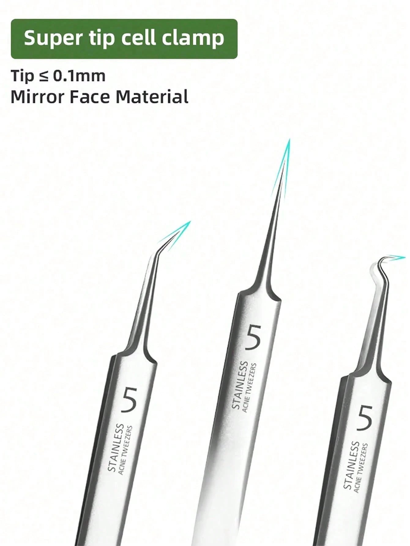 1/4/5/7pcs Acne & Blackhead Removal Needle Set, Stainless Steel Pimple & Blemish Extractor, Deep Cleansing Facial Skincare Tool Kit