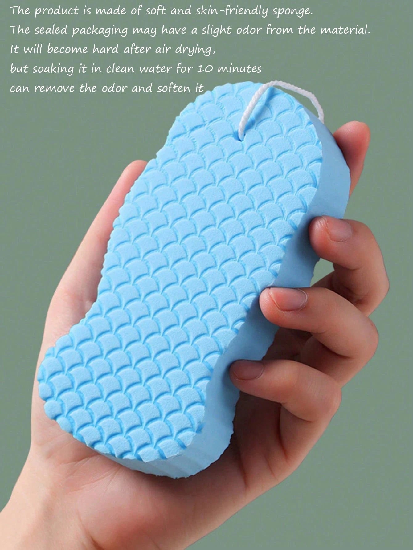 1/4/5pcs Universal 3D Textured Bath Sponge Exfoliating Body Scrubbing Cleaning Tool