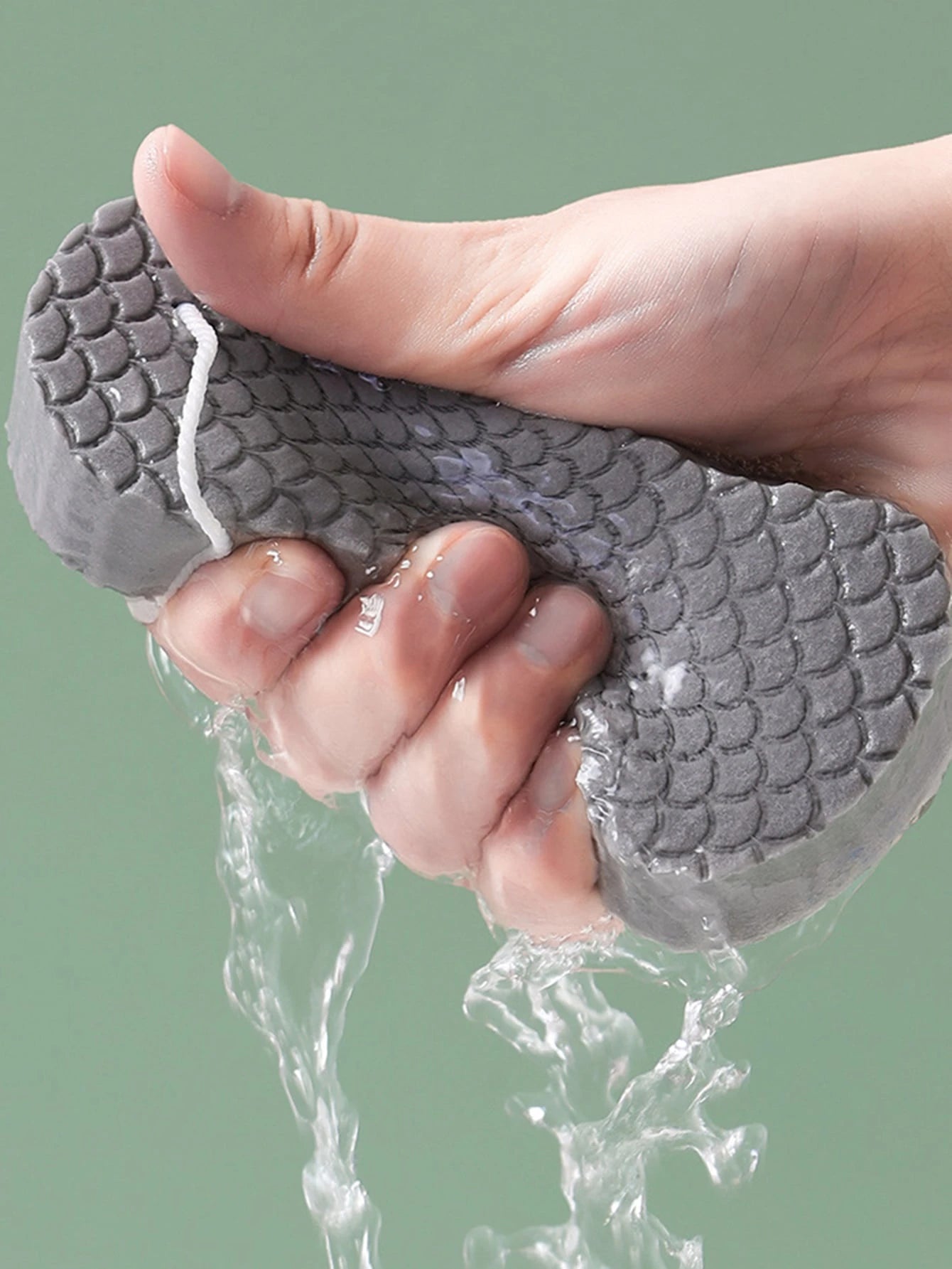 1/4/5pcs Universal 3D Textured Bath Sponge Exfoliating Body Scrubbing Cleaning Tool