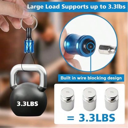 1/4" Drill Bit Holder Keychain 6-Piece, 1/4-Inch (Approx. 0.6 Cm) Hex Shank Bit Holder For Nut Drivers, Screwdrivers And Drill Bits, With Keychain Carabiner