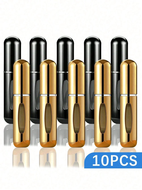 1/5/10pcs, 5ml Perfume Atomizer Refillable Spray Bottle, Portable Travel Perfume Bottle, Perfume Sprayer, Mini Perfume Sample Vial
