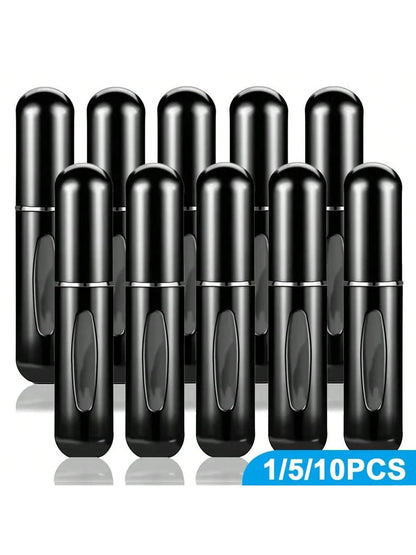 1/5/10pcs, 5ml Perfume Atomizer Refillable Spray Bottle, Portable Travel Perfume Bottle, Perfume Sprayer, Mini Perfume Sample Vial